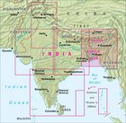 INDIE PÓŁNOCNO WSCHODNIE BANGLADESZ mapa 1:1 500 000 NELLES (3)