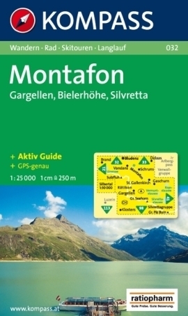 MONTAFON mapa turystyczna 1:25 000 KOMPASS (1)