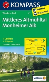 MITTLERES ALTMUHLTAL wodoodporna mapa turystyczna 1:50 000 KOMPASS