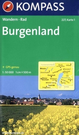 BURGENLAND mapa turystyczna 1:50 000 KOMPASS (1)