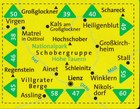 LIENZ - SCHOBERGRUPPE mapa turystyczna 1:50 000 KOMPASS (2)