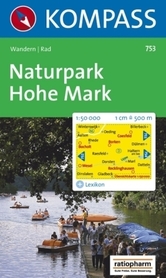 NATURPARK HOHE MARK mapa turystyczna 1:50 000 KOMPASS