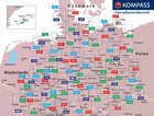 Wybrzeże Bałtyku Rostock / Wismar / Schwerin mapa 1:70 000 KOMPASS (4)