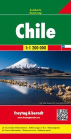 CHILE mapa 1:1 200 000 FREYTAG & BERNDT