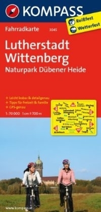 WITTENBERGA - NP DUBENER HEIDE wodoodporna mapa turystyczna 1:70 000 KOMPASS (1)
