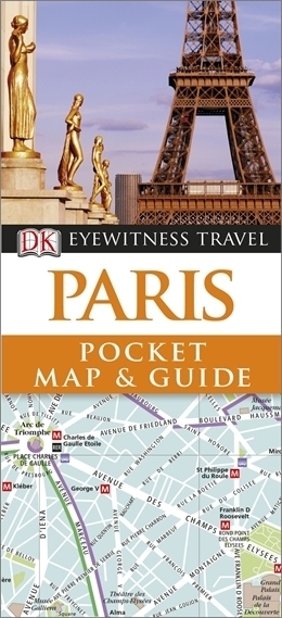 PARYŻ Pocket Map and Guide - przewodnik i mapa DK (1)