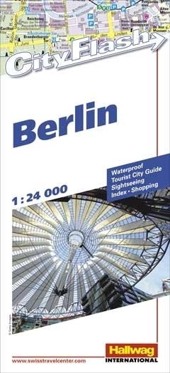 BERLIN wodoodporny plan miasta 1:24 000 HALLWAG (1)
