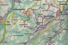 01 BREGENZERWALD laminowana mapa turystyczna 1:35 000  KUMMERLY FREY (2)