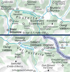 DOLINA PUSTER / DOLOMITY SEXTENERSKIE mapa laminowana 1:35 000 KUMMERLY FREY (2)