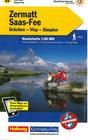 24 - Zermatt / Saas Fee wodoodporna mapa turystyczna 1:60 000 Kummerly + Frey (1)