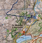 GÓRNA ENGADYNA OBERENGADIN - BERNINA wodoodporna mapa turystyczna 1:50 000 Kummerly + Frey (3)