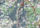DAVOS - AROSA - LENZERHEIDE wodoodporna mapa rowerowa 1:50 000 Hallwag (4)