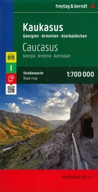 KAUKAZ Gruzja, Armenia, Azerbejdżan 1:700 000 mapa FREYTAG & BERNDT