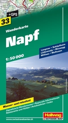 NAPF wodoodporna mapa turystyczna 1:50 000 Hallwag (1)
