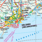 HELSINKI I FINLANDIA POŁUDNIOWA mapa 1:10 000/1:800 000 ITMB (4)