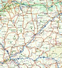 PHILADELPHIA I STANY ŚRODKOWEGO ATLANTYKU mapa 1:10 000/ 1:1 000 000 ITMB (3)