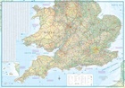 LONDYN - ANGLIA POŁUDNIOWA / WALIA mapa wodoodporna 1:8 000/ 1:600 000  ITMB (2)
